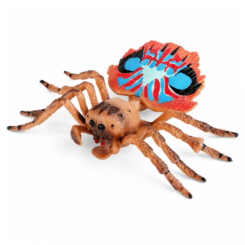 LEAN TOYS Spider Tarantula λαστιχένια φιγούρα stretchable ρεαλιστική 12 cm