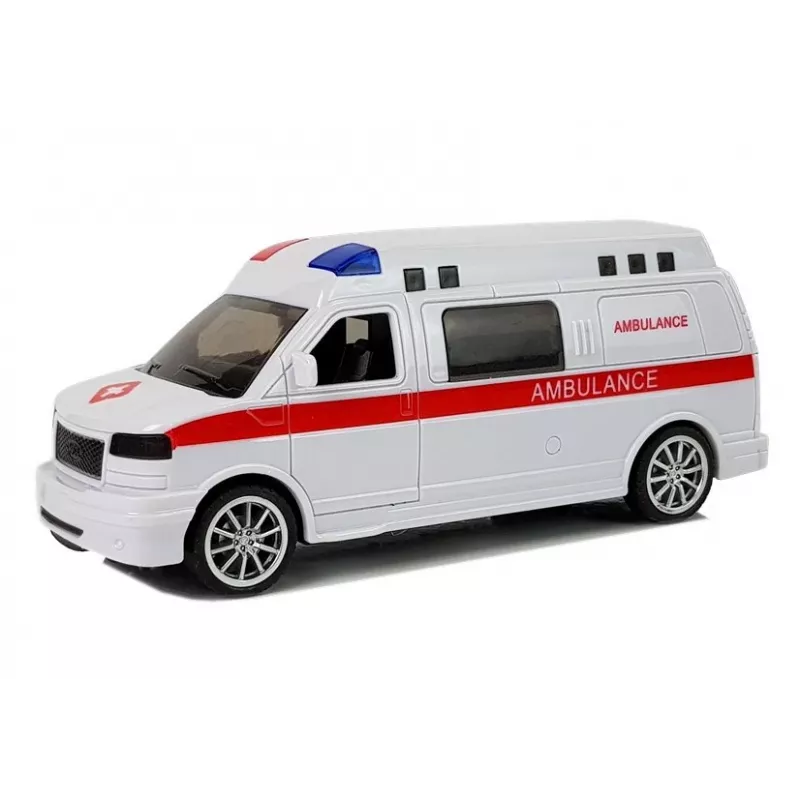 LEAN TOYS Ασθενοφόρο με Ήχο Φως Σειρήνα