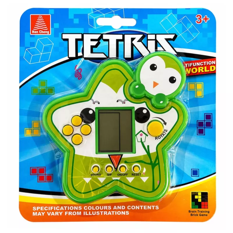 LEAN TOYS Tetris Star Ηλεκτρονικό Παιχνίδι - Πράσινο