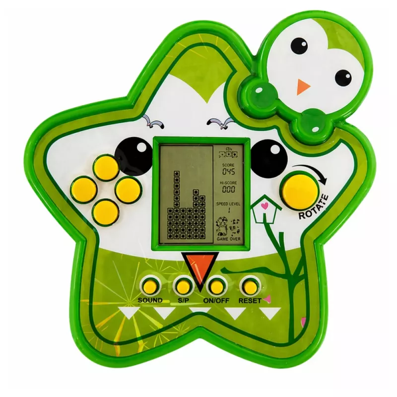LEAN TOYS Tetris Star Ηλεκτρονικό Παιχνίδι - Πράσινο