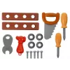 LEAN TOYS σετ εργαλείων σε τροχήλατη βαλίτσα συνεργείο πριόνι κατσαβίδι
