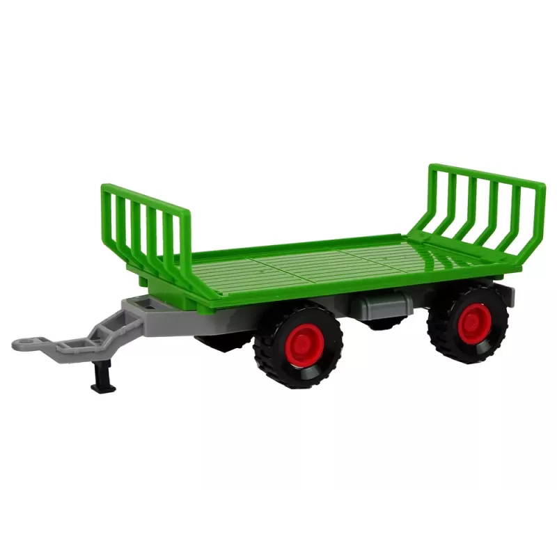 LEAN TOYS Τρακτέρ με ρυμουλκούμενο αγροτικό αυτοκίνητο