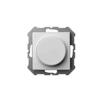 Διακόπτης ροοστάτη LED ISR-005-01_E/B, 100W, λευκό, περιστροφικός διακόπτης, αποκοπή φάσης