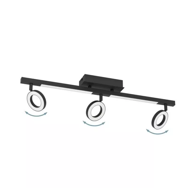 EGLO Cardillio 2 900515 LED φωτιστικό οροφής, μαύρο