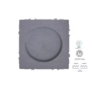 LED LENSER DIMMER LED IMP ISR-008-01.M/BM MODERN Universal Ροοστάτης LED Ένθετο