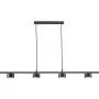 LUCA Φωτιστικό Οροφής LED, 4x4 W, Μαύρο (P19070-4B)