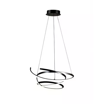 Sibiu LED Φωτιστικό Οροφής, 42W, 4000K, Μαύρο