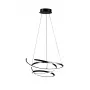 Sibiu LED Φωτιστικό Οροφής, 42W, 4000K, Μαύρο