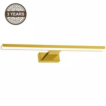MIK ML6338 LED Φωτιστικό τοίχου, 80 cm, 15 W, IP44, Χρυσό