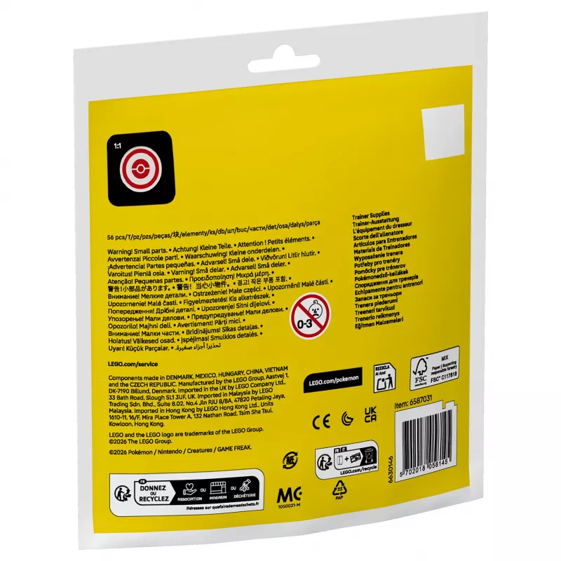 LEGO 30730 Pokémon Εξοπλισμός Εκπαιδευτή Polybag