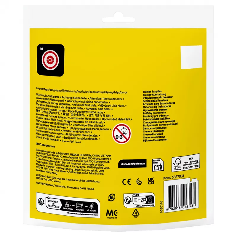 LEGO 30730 Pokémon Εξοπλισμός Εκπαιδευτή Polybag