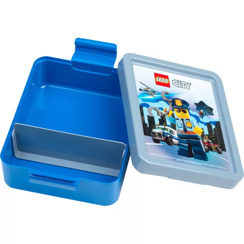 LEGO CITY Lunch Box μπλε πολυπροπυλένιο με γραφικά Emoticon 40521735