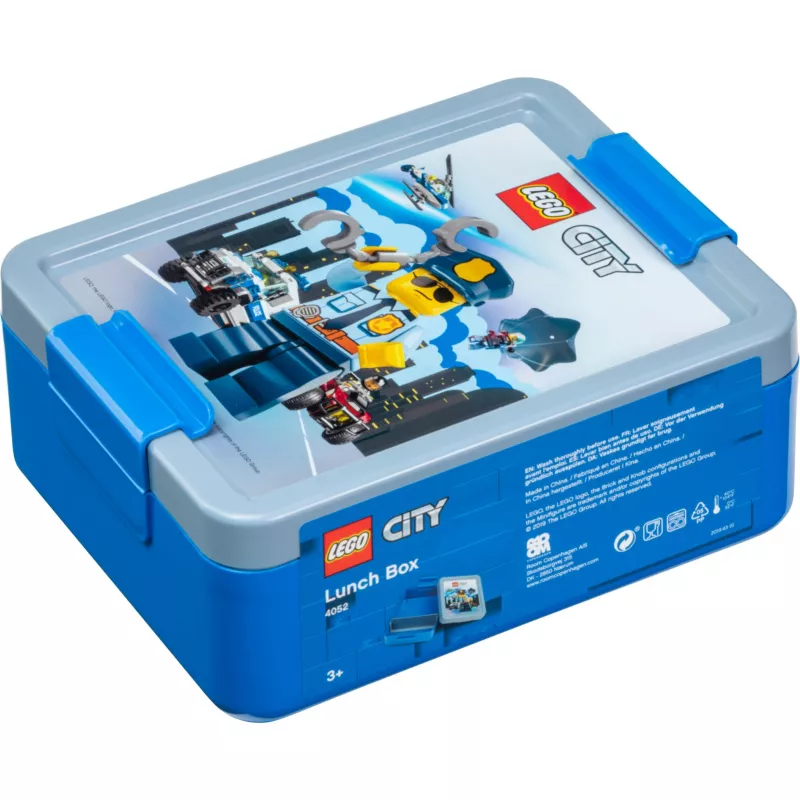 LEGO CITY Lunch Box μπλε πολυπροπυλένιο με γραφικά Emoticon 40521735