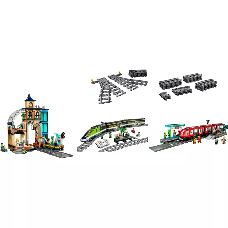 LEGO City Σιδηροδρομικός Σταθμός Πλήρες Σετ