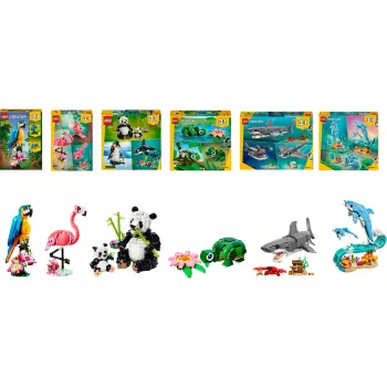 LEGO Creator Wild Animals Bundle 3-in-1 Σετ Δόμησης (1171 τεμ.)