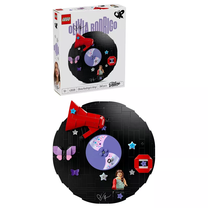 LEGO DOTS 43028 Olivia Rodrigo's Vinyl Record - δημιουργικό σετ χειροτεχνίας
