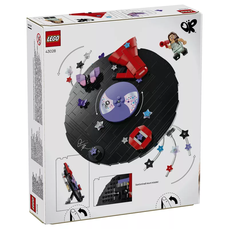 LEGO DOTS 43028 Olivia Rodrigo's Vinyl Record - δημιουργικό σετ χειροτεχνίας