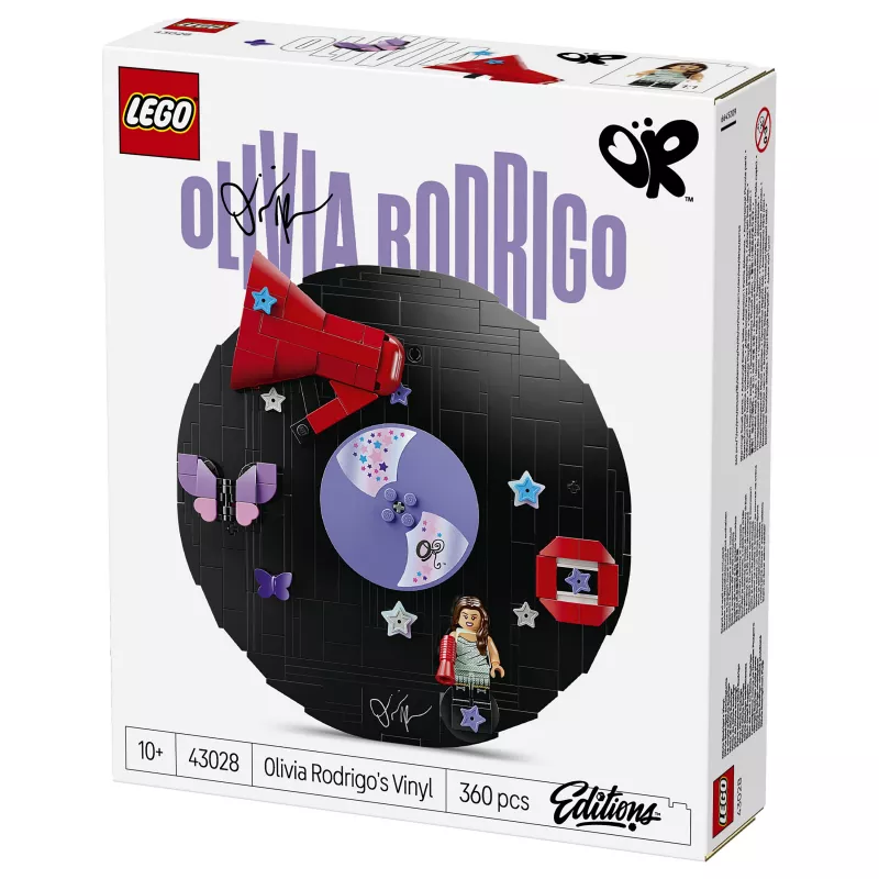 LEGO DOTS 43028 Olivia Rodrigo's Vinyl Record - δημιουργικό σετ χειροτεχνίας