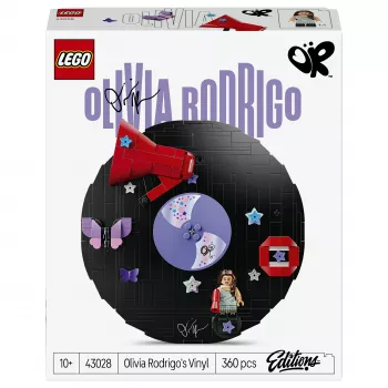 LEGO DOTS 43028 Olivia Rodrigo's Vinyl Record - δημιουργικό σετ χειροτεχνίας