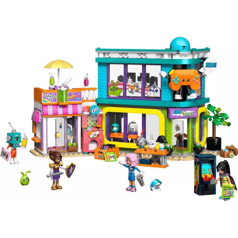 LEGO Friends 42674 κατάστημα κόμικς και παιχνιδιών σετ κατασκευής