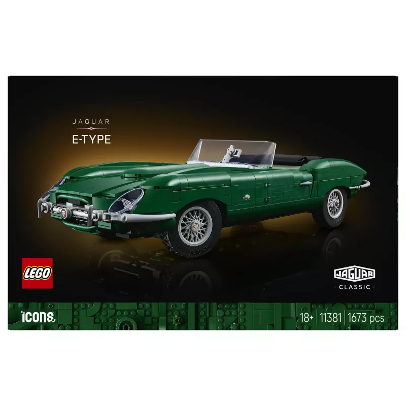 LEGO Icons 11381 Jaguar E-Type σετ κατασκευής (1458 τεμάχια)