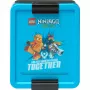 LEGO Lunch Box Ninjago Μπλε/Μαύρο PP με Γραφικά Emoticon 1,2L