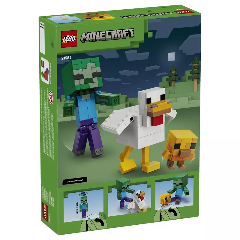 LEGO Minecraft 21582 Σετ κατασκευής Chicken Jockey