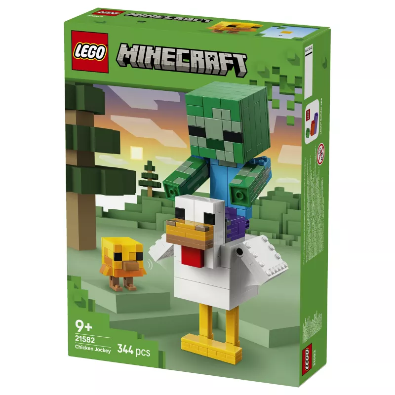 LEGO Minecraft 21582 Σετ κατασκευής Chicken Jockey