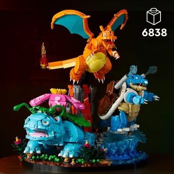 LEGO Pokemon 72153 Venusaur, Charizard και Blastoise