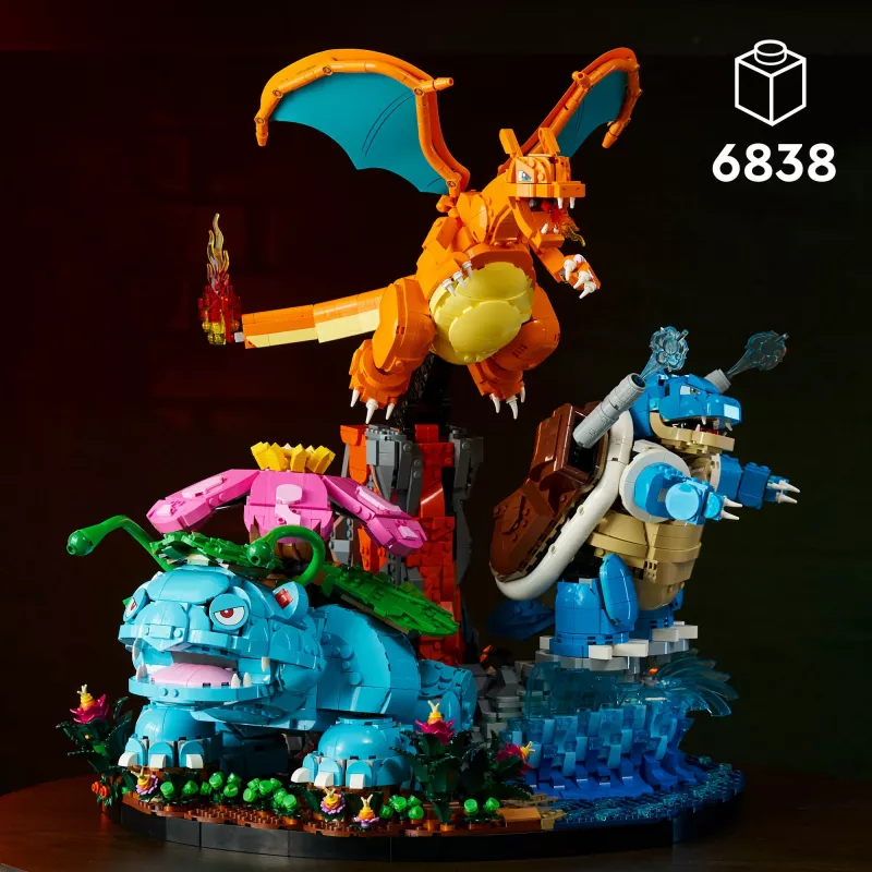 LEGO Pokemon 72153 Venusaur, Charizard και Blastoise