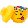 LEGO Storage Head Silly Large Yellow 8.5L Δοχείο αποθήκευσης κεφάλι Minifigure
