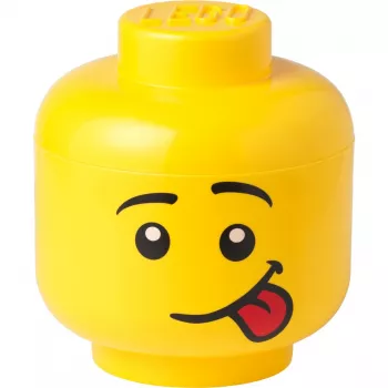 LEGO Storage Head Silly Large Yellow 8.5L Δοχείο αποθήκευσης κεφάλι Minifigure