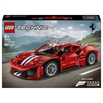 LEGO Technic 42235 Ferrari 488 Pista σετ μοντέλου αγωνιστικού αυτοκινήτου