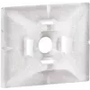 Legrand 032065 Βάση δεματικών, αυτοκόλλητη & βιδωτή, φυσικό, 100 τεμ.