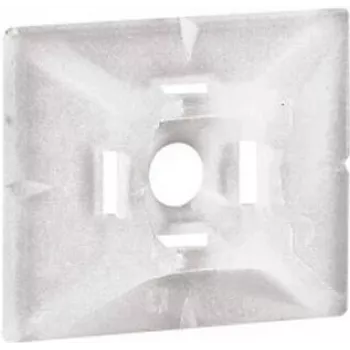 Legrand 032065 Βάση δεματικών, αυτοκόλλητη & βιδωτή, φυσικό, 100 τεμ.