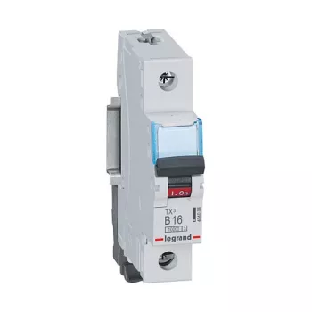 Legrand TX3 Διακόπτης προστασίας γραμμής B16 1-πολικός 10kA 230/400V 1 μονάδα