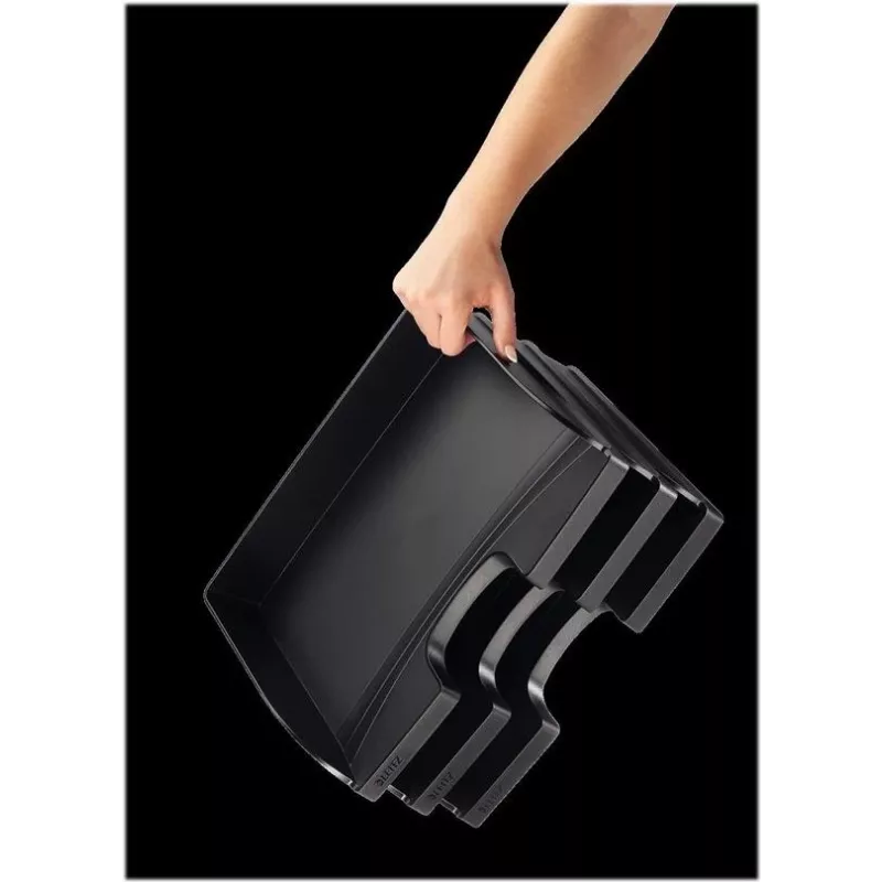 Leitz Click & Store κουτί αποθήκευσης εγγράφων A4, μαύρο, laminated χαρτόνι, 363 x 273 x 70 mm 5218-00-95