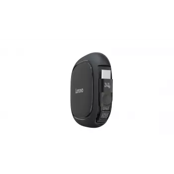 Lenovo καλώδιο USB-C σπιράλ 240W, μαύρο, 1,2 m, USB 2.0