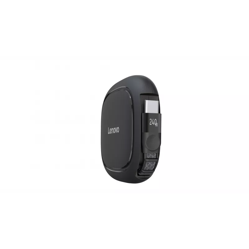 Lenovo καλώδιο USB-C σπιράλ 240W, μαύρο, 1,2 m, USB 2.0