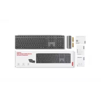 Lenovo 700 Modern Multi-Device ασύρματο πληκτρολόγιο λιθουανικό Luna Grey