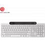 Lenovo Ασύρματο Πληκτρολόγιο Bluetooth με Λειτουργία Αυτοφόρτισης (Cloud Grey) GY41R69590