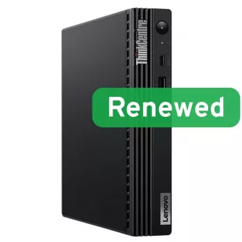 Lenovo ThinkCentre M70q Tiny Desktop PC, Intel Core i5-10400T, 8GB RAM, 256GB SSD, Intel UHD Graphics 630, Windows 11 Pro, Renewed Grade B