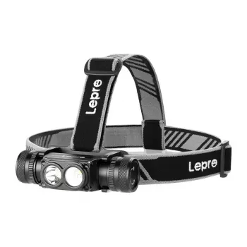 LEPRO 320018 Επαναφορτιζόμενος LED Φακός Κεφαλής με Αισθητήρα Κίνησης, 1000 Lumen, Φόρτιση USB-C, IPX4