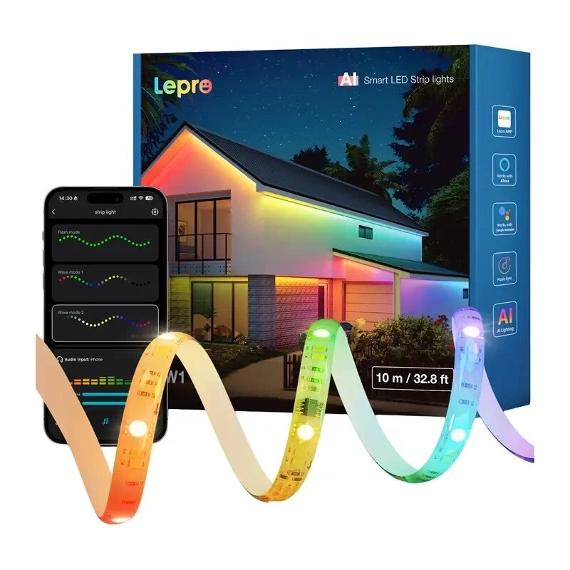 Lepro SW1 10m Wi-Fi Bluetooth RGBIC LED-ταινία