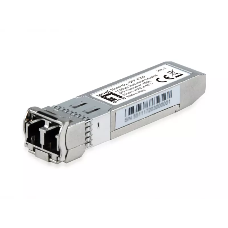 LevelOne SFP Πομποδέκτης 1.25Gbps, Multimode, Duplex LC, 850nm, 550m