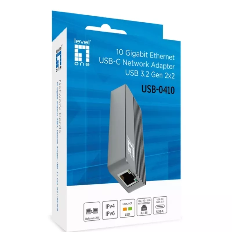 LevelOne USB-0410 προσαρμογέας USB 3.2 Gen 1 Type-A σε Gigabit Ethernet