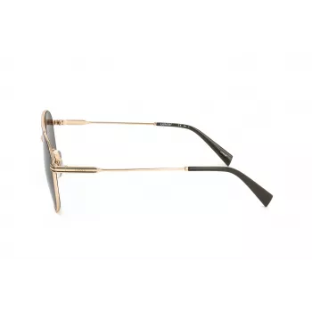 LEVI'S LV-1013-S-J5G Unisex ορθογώνια γυαλιά ηλίου - μαύρος σκελετός, γκρι φακοί, 54 mm