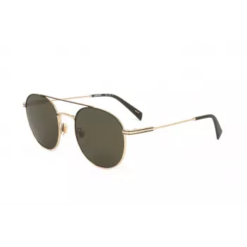 LEVI'S LV-1013-S-J5G Unisex ορθογώνια γυαλιά ηλίου - μαύρος σκελετός, γκρι φακοί, 54 mm