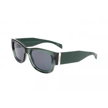 LEVI'S LV-1033-S-1ED Unisex Ορθογώνια Ηλιακά Γυαλιά - Μαύρο Σκελετό Γκρι Φακούς 53mm