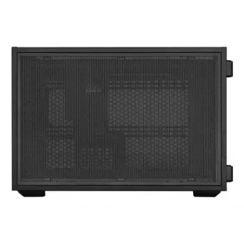Lian Li DAN Cases B4 Wood Edition Mini-Tower κουτί PC, Micro-ATX, μπροστινό πάνελ καρυδιάς, μαύρο